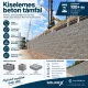 Kiselemes-beton Támfal – Georáccsal erősített támfalrendszer / 100+ év